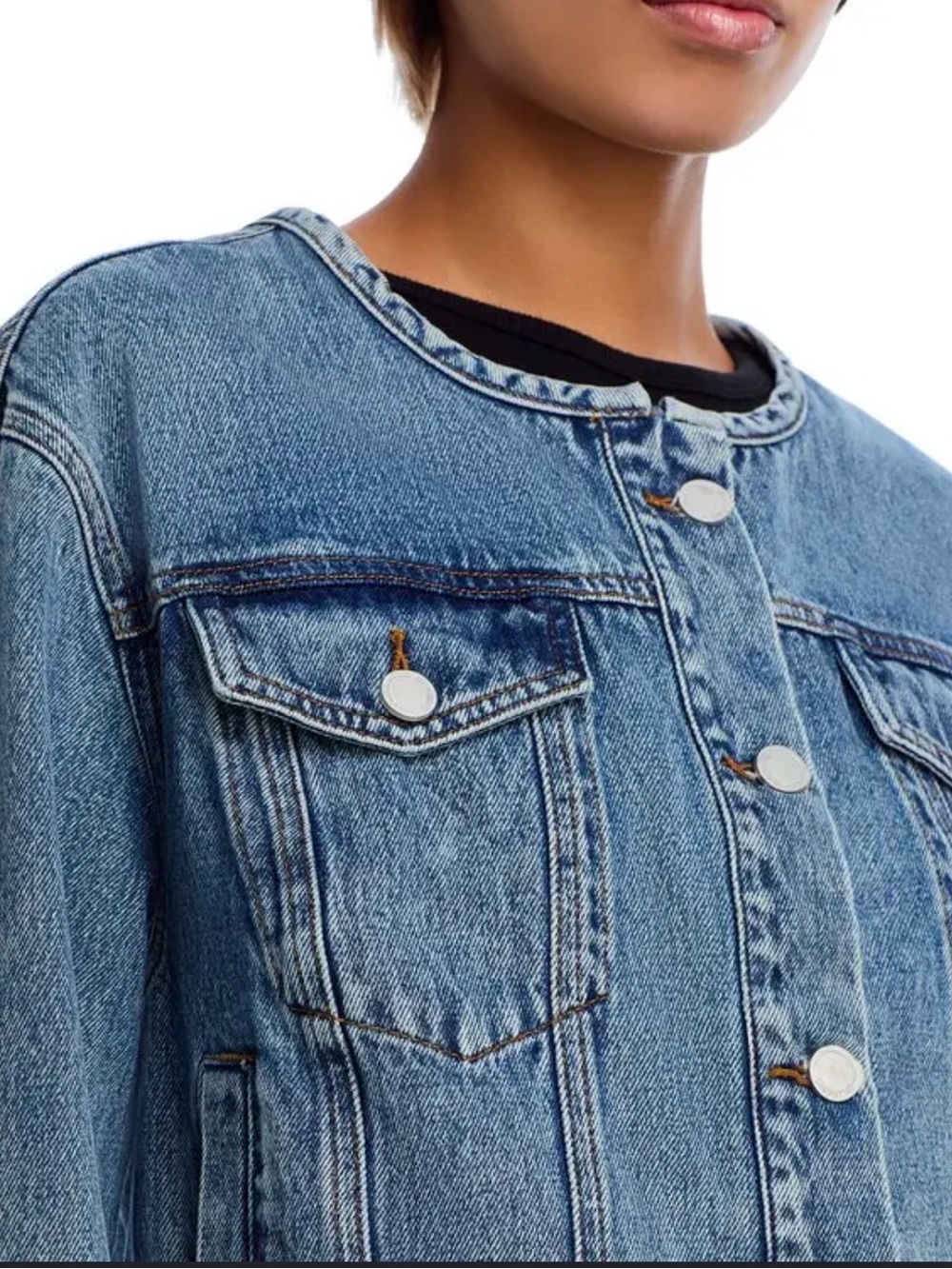 NWT Denim Blank NYV Light Wash Jacket - Blue